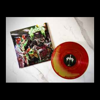 MORTICIAN Re-Animated Dead Flesh LP SWIRL , PRE-ORDER [VINYL 12"]